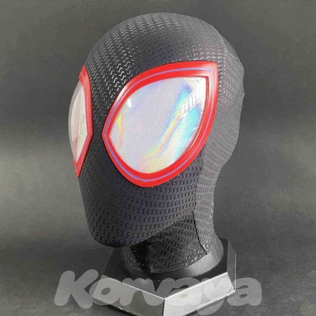 Black & Red superhero mask